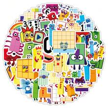 50pcs Numberblocks Cartoon Educational Math Animation Decorative Stickers For Notebook, Laptop DIY - Numberblocks - View 7