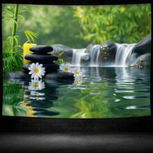 1pc Clear Water Candle Background Cloth, Living Room Bedroom Office Home Decor, Room Decor, Party Decor - 9 - View 4