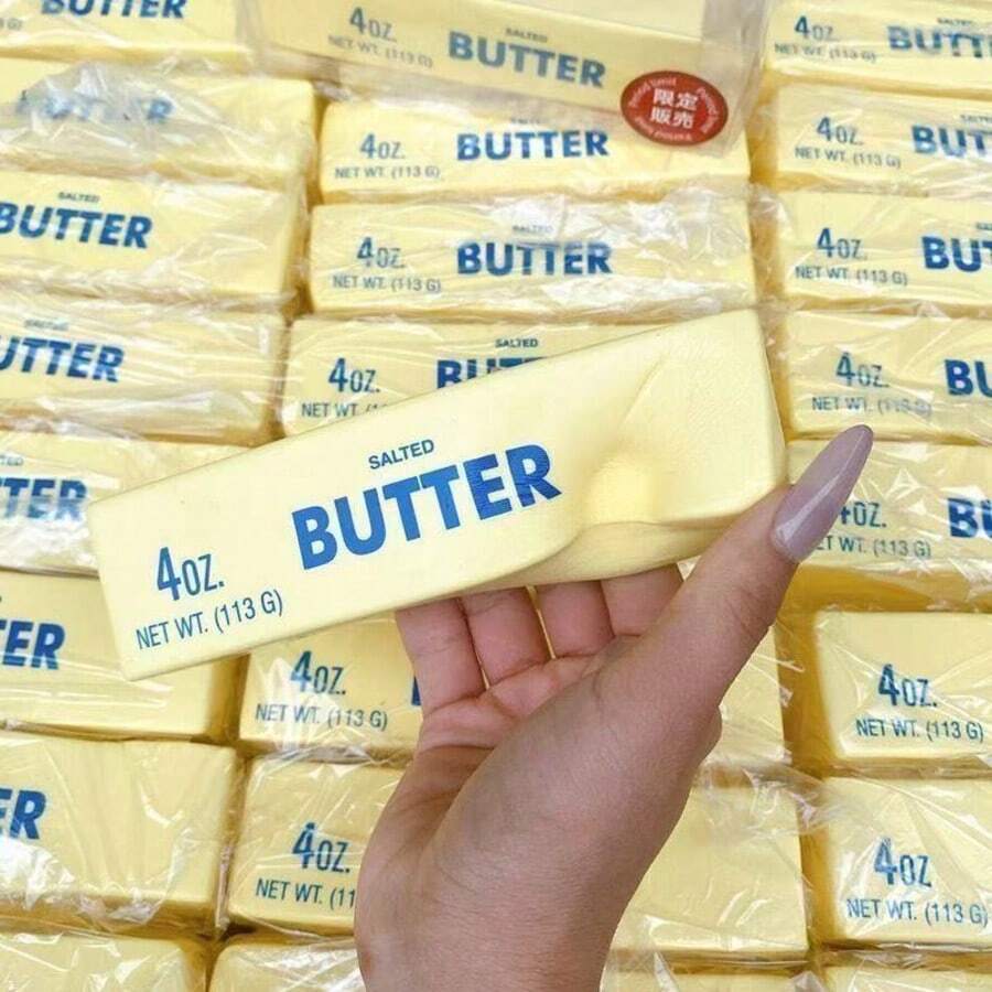 柔软奶油挤压玩具，弹力棒玩具，缓解焦虑，是生日、复活节、万圣节、圣诞节派对的理想小礼物