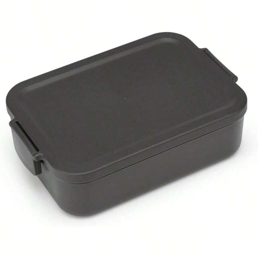 Durable Lunch Box. Can Hold Sandwiches And Snacks - Dark Grey - View 1