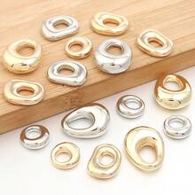 30-100pcs Asymmetrical Water Drop Shaped CCB Beads, Unique Handmade DIY Spacer Beads For Jewelry Making, Necklace, Pendant, Decoration Accessories - Irregular Alien Shape - View 3