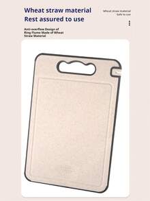 1件装多功能双面不锈钢砧板，带磨刀器，防锈解冻板，菱形纹理，双面切菜板，带边缘解冻板，防霉TPR材质砧板，带磨刀器的食物切菜板，多功能不锈钢砧板，厨房用具，家居，户外 - 杏色 - 查看 5