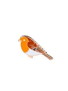 1/5pcs Cartoon Colorful Bird Brooch Set, Cute Eagle, Magpie, Small Bird Enamel Badge Pin, Unique Accessory For Bag, Gift, Holiday - Multicolor - View 11
