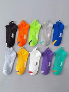 1/6/10 Đôi tất cổ ngắn nam, tất ngắn thoáng khí mùa xuân & thu, tất lưới mỏng - Nhiều màu - Xem 2