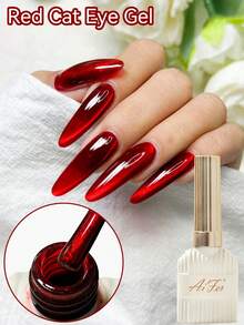 AiFer 1瓶15毫升水晶猫眼磁性凝胶指甲油,可卸UV LED凝胶,适合所有季节的美甲设计。 - 彩色 - 查看 6