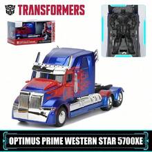 Simba 变形金刚系列 1/32 比例合金车模，1977 款雪佛兰科迈罗、大黄蜂、千斤顶、擎天柱西部之星 5700 XE，合金车模，电影同款，男孩生日礼物赛车玩具车可动模型 - 彩色 - 查看 11