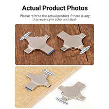 Unidad flash USB multifuncional 4 en 1 de 256GB, compatible con Apple/Android Type-C/Computadora, unidad USB de metal OTG de alta velocidad 3.0, plug and play - Ver 6