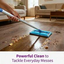 2-Count Microfiber Mop Pads For  Sweeper, Reusable Durable Sweeper Refills For Hardwood, Tile & Floor Cleaning - 1 - Xem 1
