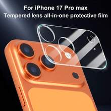 Miếng dán kính cường lực trong suốt tích hợp bảo vệ camera cho iPhone 17 Pro Max của XDcase. - Trong sáng - Xem 2