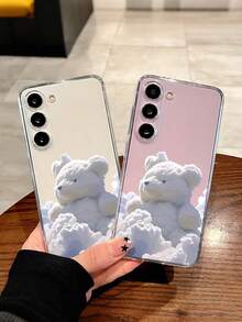 卡通熊印花透明防震加厚手机壳，兼容 17、17 Pro、17 Pro Max、16、16 Pro、16 Pro Max、16 Plus、15 XR、7/8、15 Pro Max、12 Pro Max、13 Pro Max、14 Pro Max、13、14、11、12P、14P、11P、XS、XR、7/8P、7/8GES2、A13 4G、A22、A21S、A51 4G、A52、S22 Ultra、A33 5G、10、Note 11 4G、11 Lite、A53等机型。国际版，非国内版。 - 彩色 - 查看 7