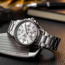 Đồng hồ bấm giờ cổ điển Casio dành cho công sở, hiển thị giờ 12/24, model MMTP-1375D-7A. - Một cỡ - Xem 4