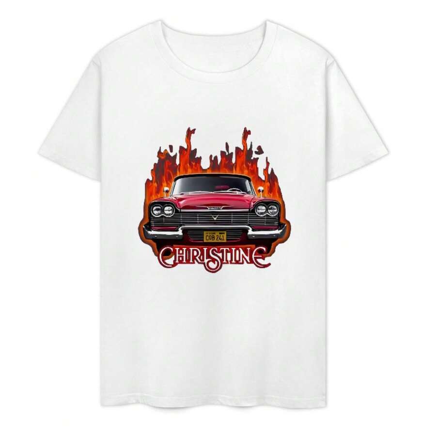 Camiseta de algodón para hombres y mujeres casual entretenimiento vacaciones regalo al aire libre cómodo y transpirable - Blanco - Ver 1