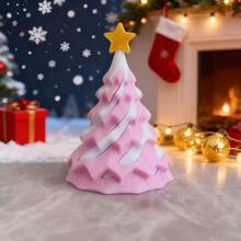 3D Printed Christmas Tree Decor, Creative Holiday Atmosphere Accessory, Unique Desktop Ornament, Distinctive Christmas Gift, Stylish Home Decoration - Multicolor - View 11