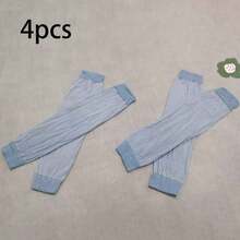 4 piezas de mangas largas extra para protección solar, coderas, mangas elásticas de punto transpirables, mangas de compresión resistentes a las manchas y a los rayos UV, adecuadas para el trabajo, las tareas del hogar, la jardinería, la cocina - Poliéster duradero, disponible en varios colores [Hombre/Mujer] - Multicolor 2 - Ver 10