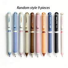 Bộ 5/9 bút bi rút ngẫu nhiên kiểu dáng hình mèo; ruột mực đen 0.5mm; thiết kế rút nhanh khô; viết trơn tru; thích hợp cho học sinh, trường học, văn phòng, ghi chú; dụng cụ viết văn phòng; đồ dùng học tập/quà tặng ngày Valentine - Trò chơi trốn tìm với bút - Xem 13