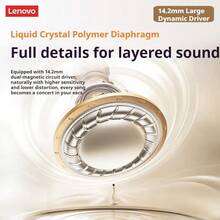 Lenovo EA366 Hanging Bluetooth Earphones, Stable Bluetooth 5.4 Connection, Sweat-Proof & Anti-Drop Design, Comfortable Wear, Noise Cancelling Headphones Compatible With Apple, Android And Other Bluetooth Devices - View 4