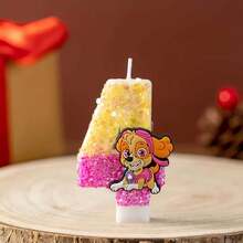 0-9 Velas con forma de cachorro de peluche adorables, hermosas decoraciones para pasteles, regalos ideales para fiestas, adecuados para pasteles de cumpleaños, pasteles de boda, celebraciones de aniversario, reuniones familiares y talla grande - Ver 16