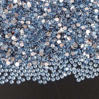 0.2cm/0.3cm/0.4cm/0.5cm平底水钻树脂水钻适用于水杯、玩具、DIY 工艺品、鞋子、服装装饰材料