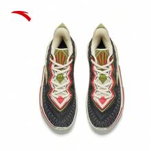 【凯里·欧文同款】安踏KAI2凯里·欧文第二代耐用黑色冰感篮球鞋，男士休闲运动鞋 - 煙墨灰/淺木色-7 - 查看 3