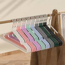 Thickened Non-Slip Clothes Hanger Dry Wet Dual-Use Sturdy Garment Storage Organizer For Closet, Home Wardrobe Essentials, Anti-Slip Design Heavy Duty Coat Rack Hanger Set, Professional Grade Clothing Display Stand, Indoor Laundry Room Organization Solution, Multifunctional Apparel Keeper For All Seasons - View 3