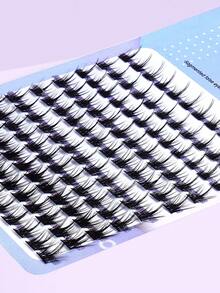 MAANGE 120pcs Cartoon Anime False Eyelashes, Anime Cosplay Personal False Eyelashes, Japanese Eye Makeup Tools, Cluster False Eyelashes, Suitable For Daily, Travel, Party, Cosplay - CC - View 9