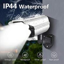 Outdoor Motion Sensor Solar Lights 2000 Lumens 77 LEDs Spotlight With Remote Controller FloodLights Outdoor IP66 Waterproof, Wireless Dummy Decoy Fake Security Camera For Porch Garden Patio Driveway. Solar Lights Outdoor Waterproof, Outdoor Lamps Lamps For Living Room, Cosas Para El Cuarto, Room Acesories, Bedroom Acesories - 1PCS - 查看 4