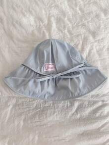 Mũ tai bèo vành rộng thắt nơ dễ thương, mũ chống nắng mùa xuân/hè cho nữ, giúp thon gọn khuôn mặt. - A - Xem 6