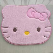 SANRIO 1 tấm thảm chùi chân hình mặt mèo siêu lớn 50-60cm, thảm sợi nhỏ siêu thấm hút cho phòng tắm, phòng ngủ, lối vào, có thể giặt máy (Lưu ý: Do ánh sáng, màu sắc của sản phẩm có thể hơi khác so với ảnh, người cầu toàn vui lòng không mua) - kt - Xem 16