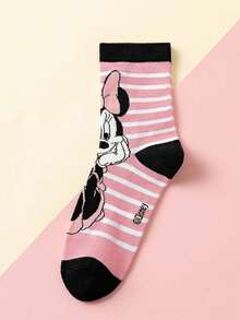 Disney 一双迪士尼官方授权卡通人物袜子，新年和圣诞节礼物袜，经典动画设计，新颖有趣，男女通用情侣袜，是送礼和派对的理想之选 - 彩色 - 查看 9