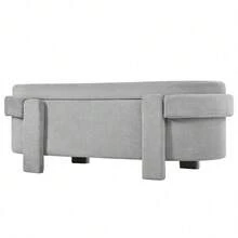 Storage Benches - Gray + Fleece - View 11