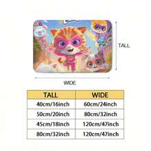 1/2/3pcs Super Kitties Flannel Area Rug For Bedroom & Living Room Floor Mat Flannel Floor Mats Are A Must-Have For Home Use. - Nhiều màu - Xem 9