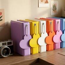 Sổ đựng ảnh Kpop 3 inch, album ảnh mini Kpop hình trái tim rỗng, bìa đựng ảnh nhỏ có gương soi. - Album ảnh 3 inch - Xem 3