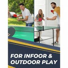 1 Set Ping Pong Paddles Table Tennis Rackets With Balls Storage Case For Indoor Outdoor Game Family Party Sports Activity Accessories - 2 Paddles+4 Balls - View 7