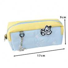 Sea Salt Cheese Taro Flavor Square Pencil Bag Cute High-Appearance Stationery Pencil Case For Students - Multicolor - View 7