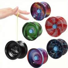 4pcs/Set Five Piece Durable Metal Spinning Top With Detachable String - Beginner-Friendly, High-Speed Spinning Top In Assorted Random Colors, Perfect For Outdoor Play And Cool Tricks. - Multicolor - View 4