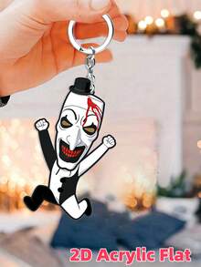 Cute Cartoon Acrylic Round Keychain - Customized Transparent Round Keychain, Perfect Gift For Birthday, Christmas, Party And Collection For Friends And Family - Multicolor - View 11