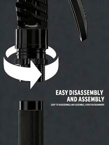 Manguera de jardín expandible, manguera resistente al agua con función de triple expansión, incluye pistola rociadora y 7 ajustes, color negro - multicolor - Ver 6