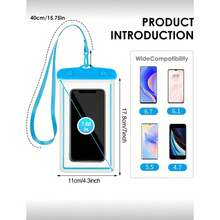 Universal Waterproof Phone Pouch, Waterproof Phone Case, Compatible With IPhone 14/13/12/11 Pro Max/XS Plus, Compatible With Samsung Galaxy S22/S23 Phones (Up To 7.0 Inches), 3D Waterproof Phone Dry Bag - Multicolor - View 3