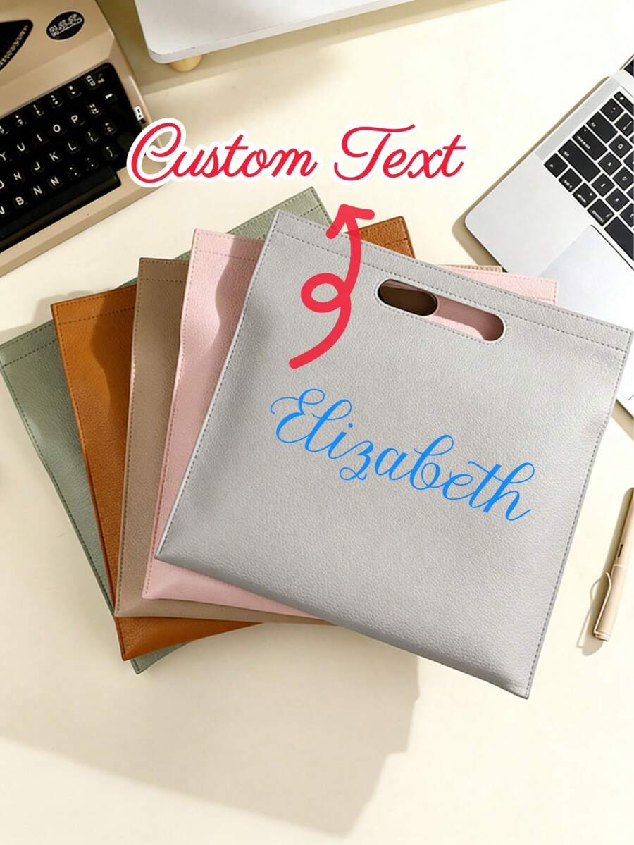 Cặp da PU dày dặn, dung tích lớn, có thể tùy chỉnh, túi đựng tài liệu công sở cỡ lớn, túi đựng hồ sơ chống thấm nước bền chắc, hộp đựng tài liệu văn phòng đa chức năng, túi đựng đồ dùng học tập cho học sinh. - Nhiều màu - Xem 1