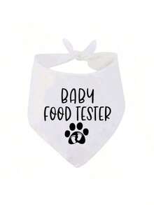 宠物三角围兜，猫狗通用，图案：我的主人要结婚了，她答应了，适合派对、婚礼、活动等场合 - 彩色 - 查看 4