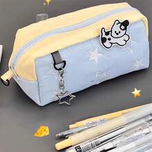 Sea Salt Cheese Taro Flavor Square Pencil Bag Cute High-Appearance Stationery Pencil Case For Students - Multicolor - View 10