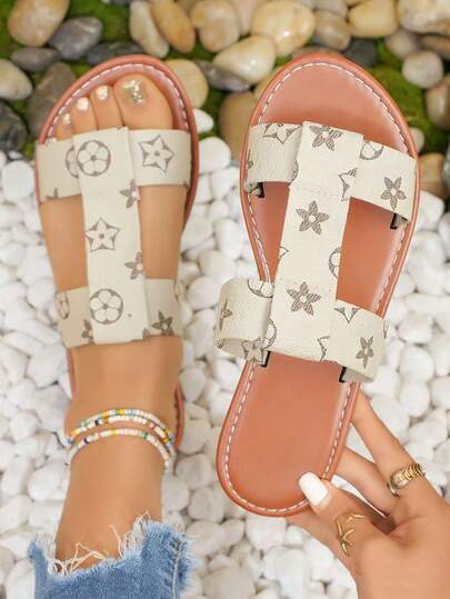 Nuevas sandalias de mujer de moda con forma de H, estilo casual, estilo romano, sin cordones, cómodas en colores negro, beige y marrón, de tacón bajo y con estampado en relieve. Sandalias planas de alta gama con estilo de hada, con lentejuelas y suelas gruesas, perfectas para la playa. Adecuadas para citas, uso en interiores y exteriores, con funciones desodorizantes y antideslizantes. Sandalias con estampado de cocodrilo y decoración metálica, de suela plana, sandalias de verano sin cordones.
