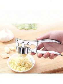 1个优质铝合金蒜蓉压榨器 - 简易蒜蓉器和姜蓉压榨器，可放入洗碗机清洗的厨房工具，日常烹饪蒜蓉压榨器 - 彩色 - 查看 13