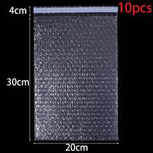 10-50 túi bong bóng hai mặt có keo dính, bao bì đệm chống sốc, nhiều kích cỡ, thích hợp cho thương mại điện tử, hàng dễ vỡ, bao bì quà lưu niệm, túi bảo quản bảo vệ. - trong suốt - Xem 9