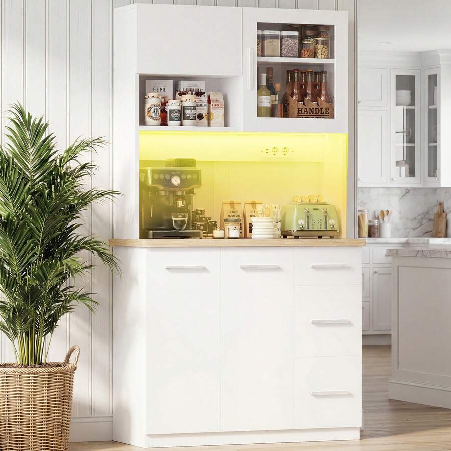 Storage Cabinets - White - View 1