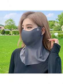 1pc Women's Outdoor Sun Protection Face Mask, Covers Face & Neck, Breathable & Cooling Design, Ideal Summer Gift - A - View 5