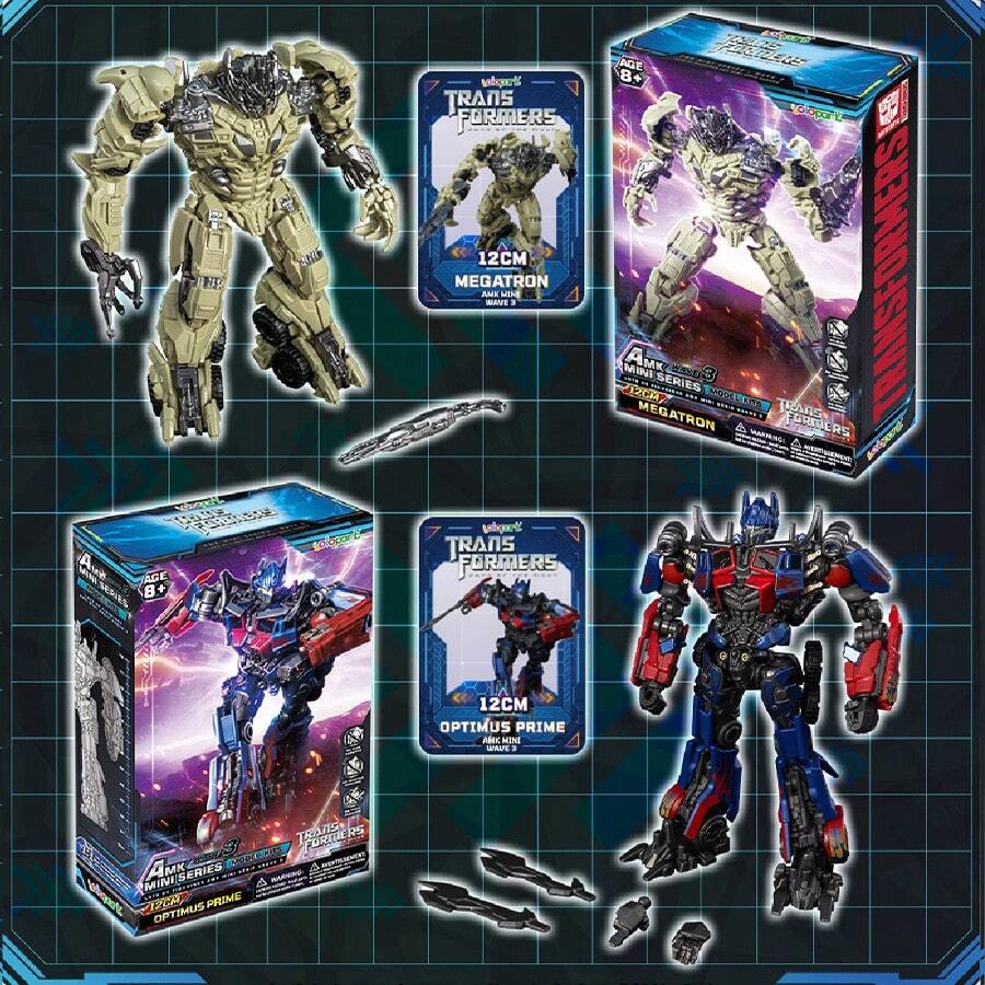 Hasbro Bộ mô hình lắp ráp mini AMK Transformers - Đồ chơi tự lắp ráp: Decepticons và các nhân vật sưu tầm khác. Không cần dụng cụ để lắp ráp - Món quà lý tưởng cho người sưu tầm. - Nhiều màu - Xem 1