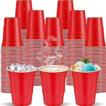 10/20个塑料小酒杯，2盎司迷你派对杯，粉色纸杯，渐变粉色派对杯，咖啡杯，咖啡茶饮杯，冷热饮杯，节日，野餐，派对，婚礼，家庭厨房，办公室，可重复使用的母亲节派对用品 - 彩色 - 查看 3