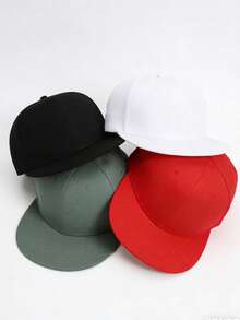 1pc Fashion Versatile Printed Flat Brim Baseball Cap, Suitable For Daily Wear, Outdoor, Travel, Hiking - D - View 14