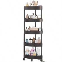 Space-Saving Movable Corner Shelf, Multi-Layer Storage Rack For Bathroom, Narrow Gap Organizer - Multicolor - View 7